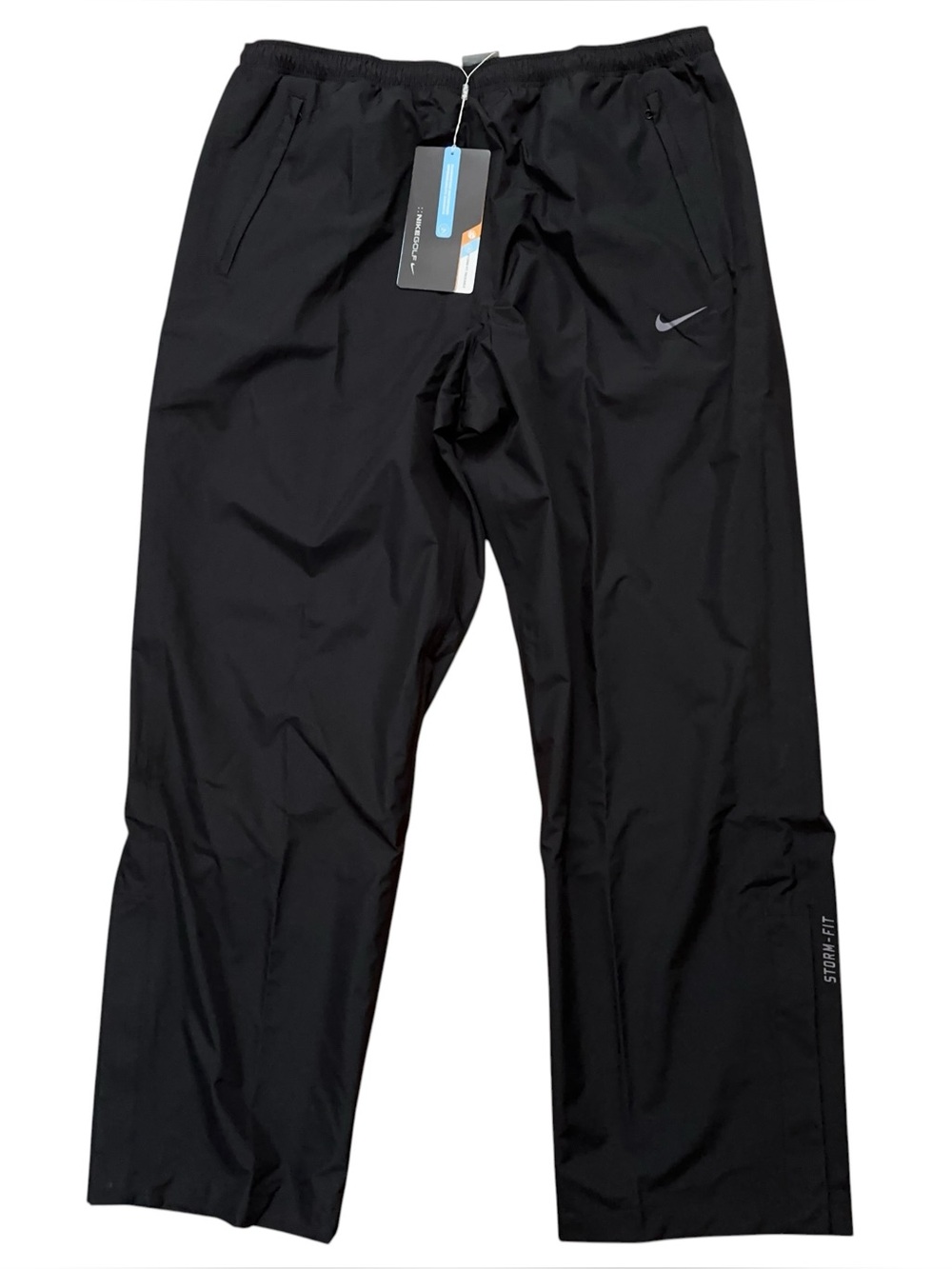 Nike Golf Storm-Fit Rain Pants Mens Size 2XL Waterproof Drawstring Black NEW
